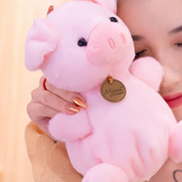 Aurora Gifts of smile Plushies Cow, Pig - Picture 1 of 2
